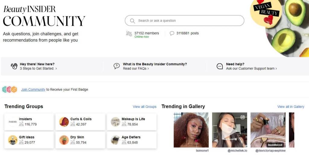 Sephors beauty insider community