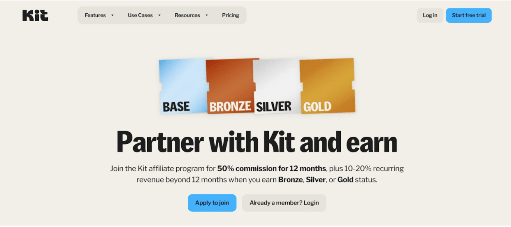 Kit affiliate program