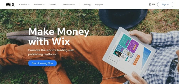 Wix Affiliate Program