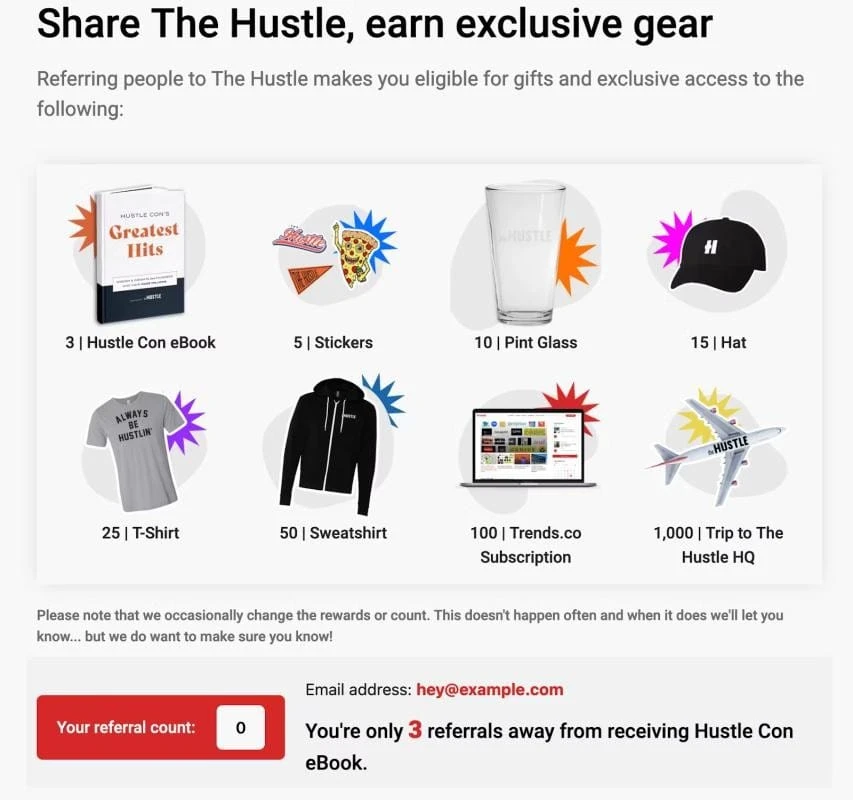 hustle referral program