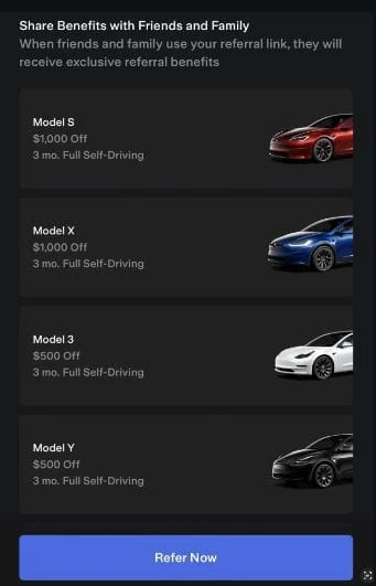 tesla referral program